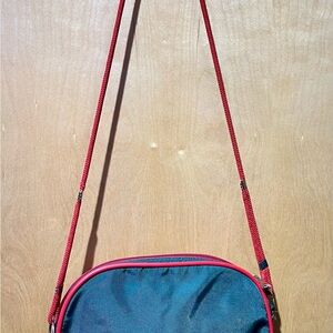 Stylish Red and Green Vintage Women's Petite Shoulder Bag